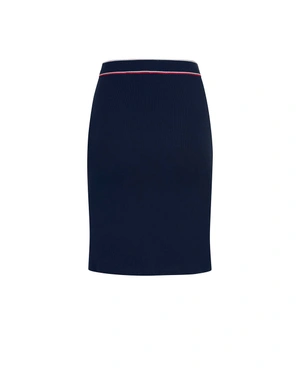 Jersey skirt with a contrast band | Skirts and Shorts | Dikastore.ro - 1 Jersey skirt with a contrast band | Skirts and Shorts - 1