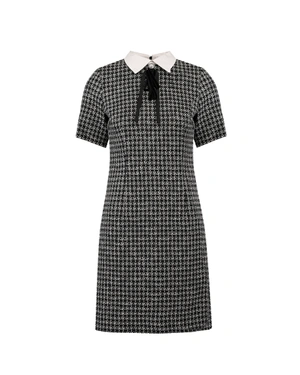 Houndstooth dress with a collar | All products | Outlet DiKa Houndstooth dress with a collar | All products