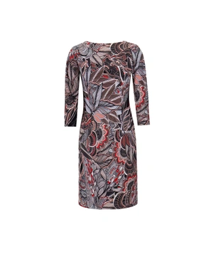 V-neck dress, with certified viscose | All products | Dika.bg - 1 V-neck dress, with certified viscose | All products - 1