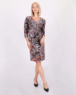 V-neck dress, with certified viscose | All products | Dika.bg - 2 V-neck dress, with certified viscose | All products - 2