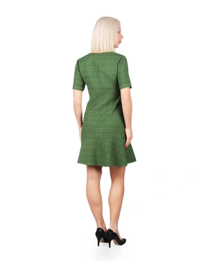 Cotton tweed dress |  - 3