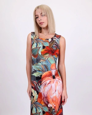 Rochie cu imprimeu pelican | Rochii | Dikastore.ro - 4 Rochie cu imprimeu pelican | Rochii - 4