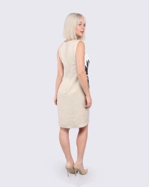 Sleeveless linen dress | All products - 4