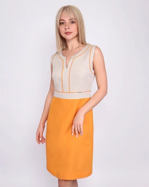 Viscose and linen dress | Dresses - 3