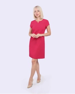 Dress with V-neck cut-out | Dresses and Jumpsuits | Dikastore.ro - 1 Dress with V-neck cut-out | Dresses and Jumpsuits - 1