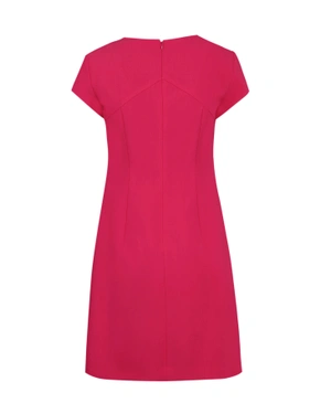 Dress with V-neck cut-out | Dresses and Jumpsuits | Dikastore.ro - 2 Dress with V-neck cut-out | Dresses and Jumpsuits - 2