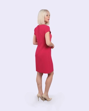 Dress with V-neck cut-out | Dresses and Jumpsuits | Dikastore.ro - 3 Dress with V-neck cut-out | Dresses and Jumpsuits - 3