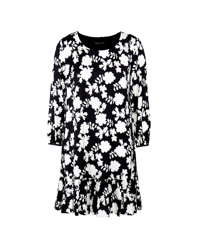 Флорална рокля от район и вискоза | Рокли и Гащеризони