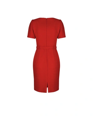Rochie mulata cu centura textila | Rochii | Dikastore.ro - 1 Rochie mulata cu centura textila | Rochii - 1