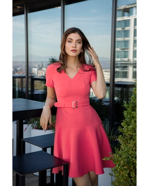 Dress with V-neckline | Dresses | Dikastore.ro - 3 Dress with V-neckline | Dresses - 3