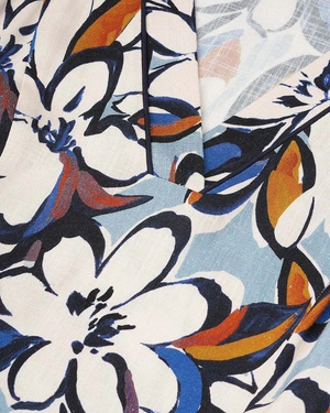 Duga cvetna haljina sa kratkim rukavima i pojasom od tkanine | Svi proizvodi | Dika.rs - 2 Duga cvetna haljina sa kratkim rukavima i pojasom od tkanine | Svi proizvodi - 2