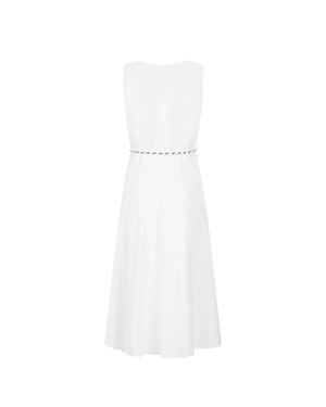 White summer dress in marine style | All products - 1