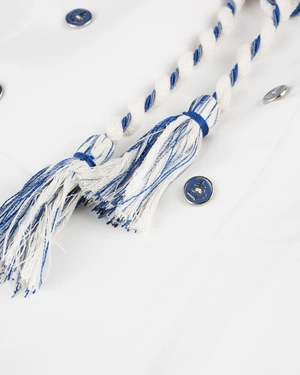 White summer dress in marine style | All products - 2