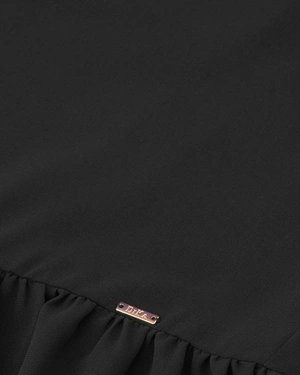 Mousseline dress with accent on the neckline | SUMMER COLLECTION - 2