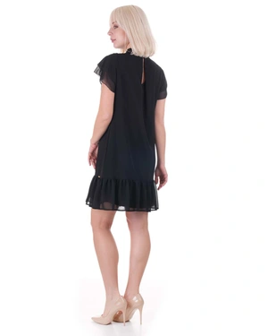 Mousseline dress with accent on the neckline | SUMMER COLLECTION - 4