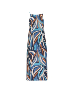 Дълга рокля с презрамки | Рокли - 1