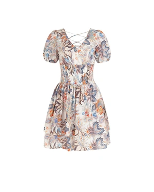 Rochie din bumbac cu talie elastica | COLECTIE DE VARĂ - 1