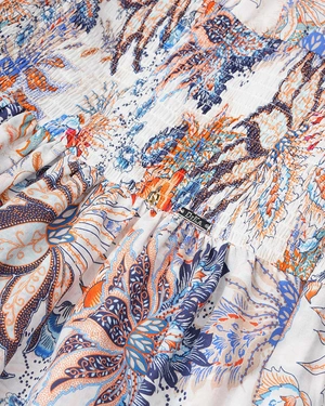 Rochie din bumbac cu talie elastica | COLECTIE DE VARĂ - 2