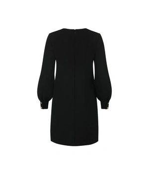 Little black dress with long sleeves | Iconic colors | Dika.ge - 1 Little black dress with long sleeves | Iconic colors - 1