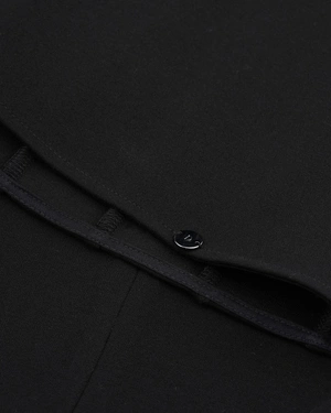 Black dress with striking cutouts at the neckline area | Dresses - 2