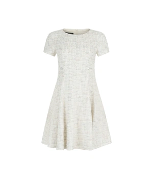 Light tweed dress with delicate sequins | Dresses | Dika.ge Light tweed dress with delicate sequins | Dresses