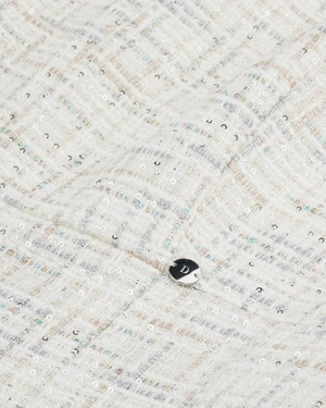 Light tweed dress with delicate sequins | Dresses | Dika.ge - 2 Light tweed dress with delicate sequins | Dresses - 2