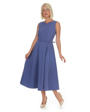 Elegant sleeveless dress in blue | Suits | Dika.ge - 5 Elegant sleeveless dress in blue | Suits - 5