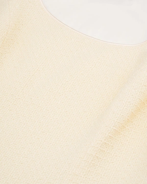 ელეგანტური კაბა კარაქისფერ ყვითელ ფერში | საქმიანი - 5