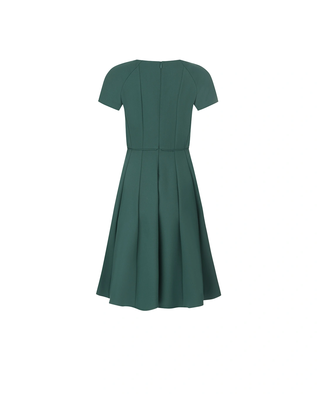Dark green dress with flared bottom part see Price on Dika.rs