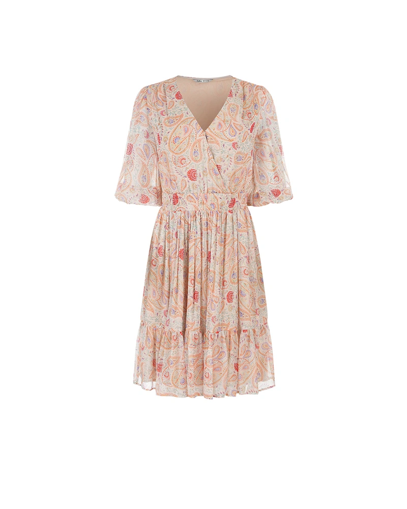 Рокля от сертифициран район с флорален принт и женствен силует | НОВО | Dika.bg Рокля от сертифициран район с флорален принт и женствен силует | НОВО