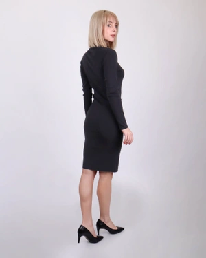 Knitted dress, with wool in the composition | Dresses and Jumpsuits - 3