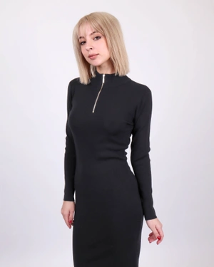 Knitted dress, with wool in the composition | Dresses and Jumpsuits - 4