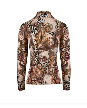 Viscose semi-turtleneck |  - 1