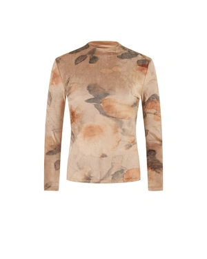 Blouse with a velvet finish | T-shirts | Dikastore.ro Blouse with a velvet finish | T-shirts