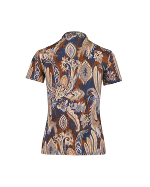 Stylized paisley print top | | Dikastore.ro - 1 Stylized paisley print top | - 1