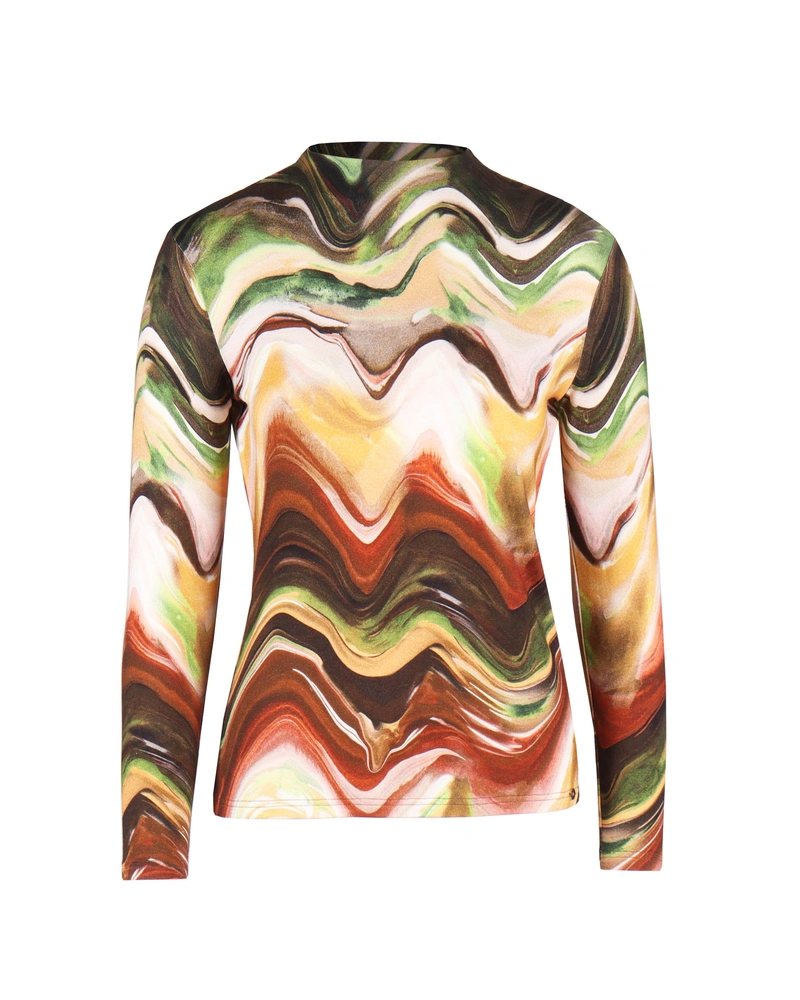 Silk blend top | T-shirts