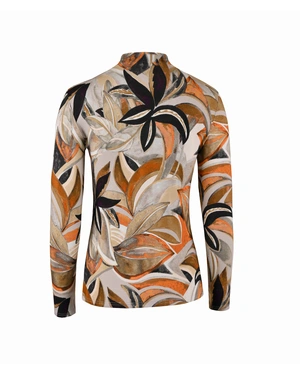 Viscose top with floral print | T-shirts - 1