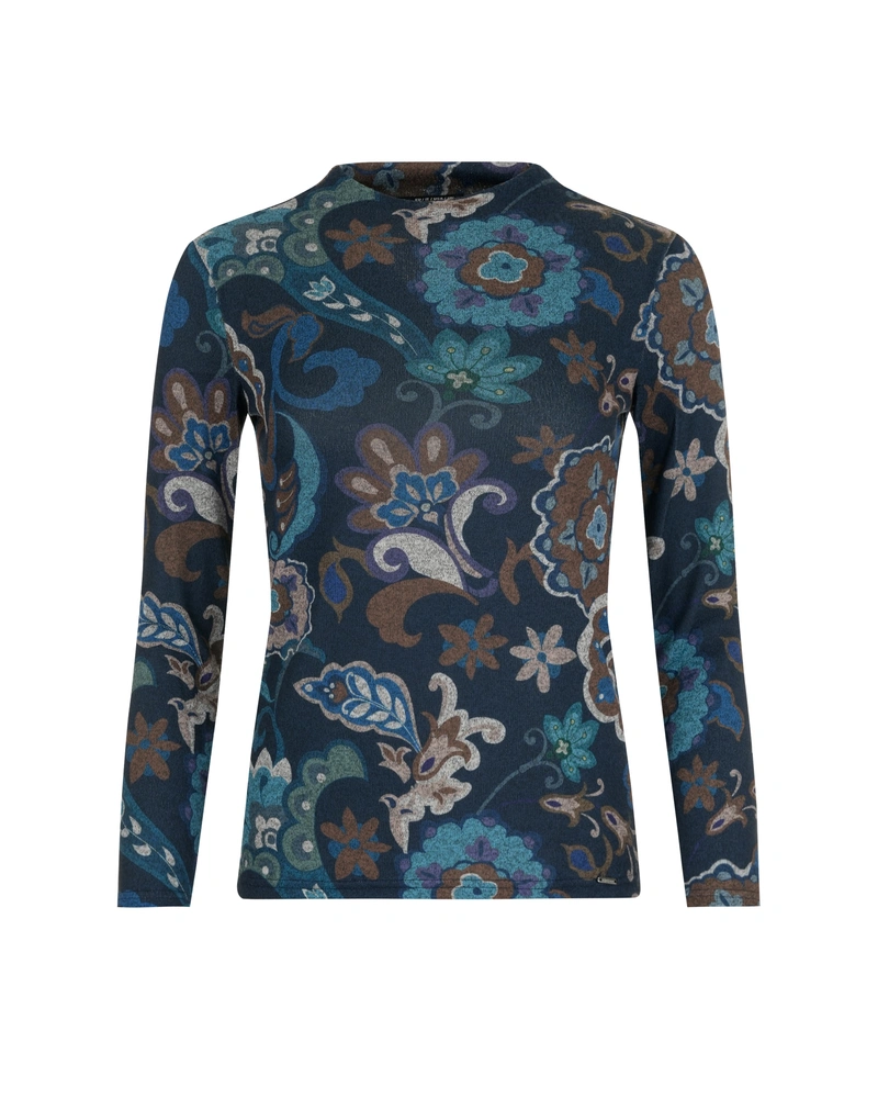 Jersey top with paisley motif | T-shirts