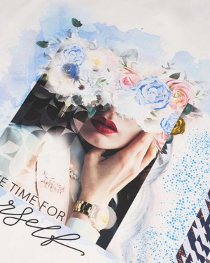 T-shirt with conversational print | T-shirts | Dikastore.ro - 2 T-shirt with conversational print | T-shirts - 2