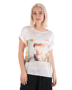 T-shirt with conversational print | Tshirts and Tops - 3