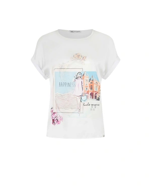 T-shirt with conversational print | SUMMER COLLECTION | Dikastore.ro T-shirt with conversational print | SUMMER COLLECTION