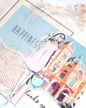 T-shirt with conversational print | SUMMER COLLECTION | Dikastore.ro - 2 T-shirt with conversational print | SUMMER COLLECTION - 2