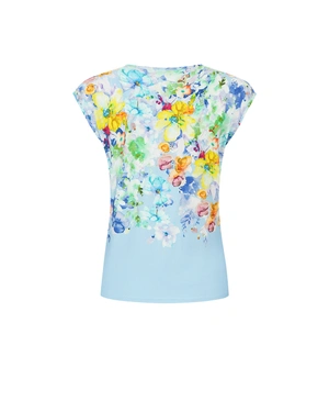 Tricou de vara tricotat cu imprimeu floral stralucitor | COLECTIE DE VARĂ | Dikastore.ro - 1 Tricou de vara tricotat cu imprimeu floral stralucitor | COLECTIE DE VARĂ - 1