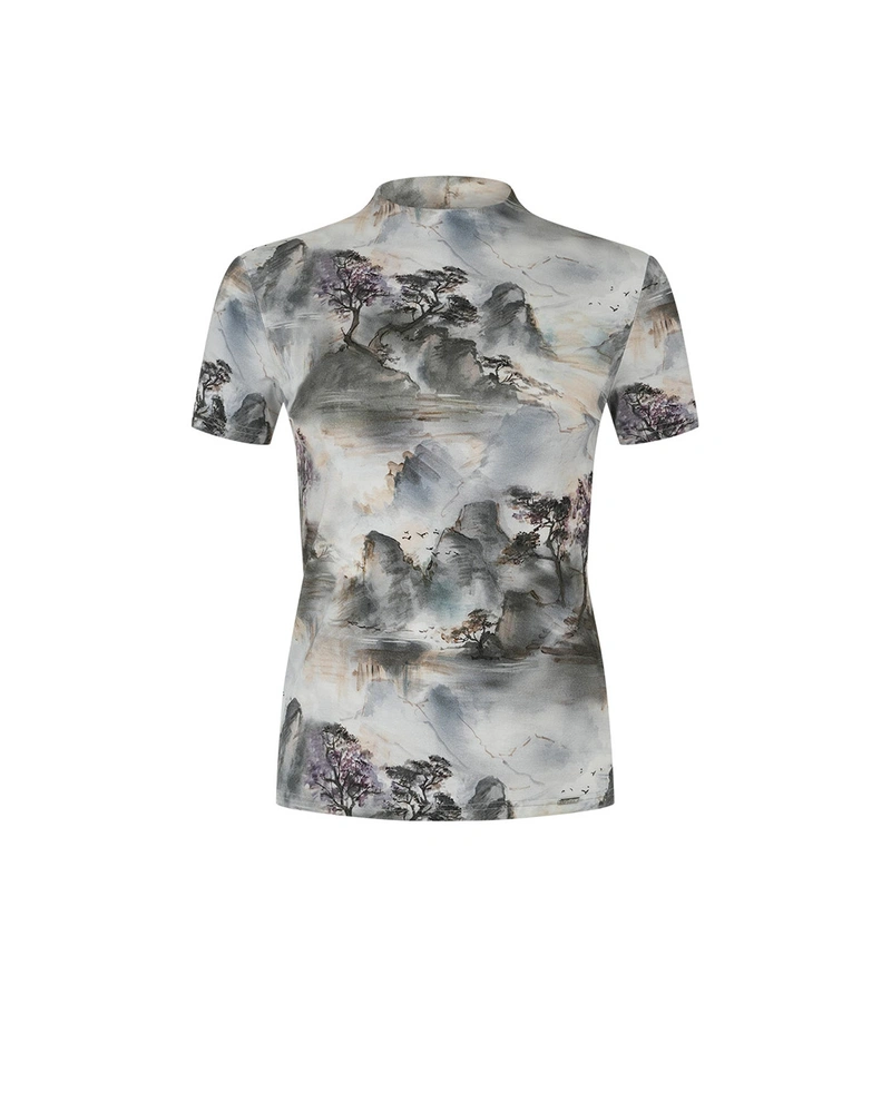 T-shirt with artistic print | T-shirts