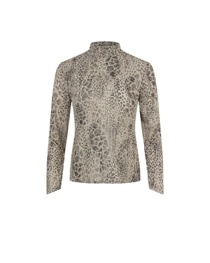 Blouse with delicate leopard pattern | Casual | Dika.ge Blouse with delicate leopard pattern | Casual