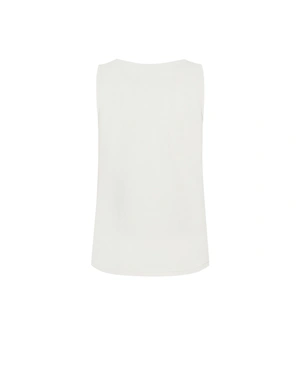 Sleeveless knit top with Grecian neckline | T-shirts and Tops | Dika.ge - 1 Sleeveless knit top with Grecian neckline | T-shirts and Tops - 1