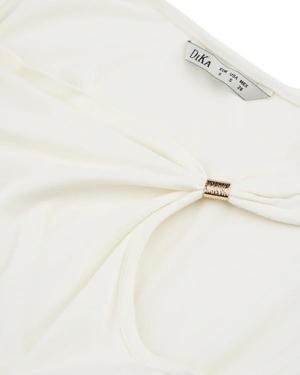 Sleeveless knit top with Grecian neckline | T-shirts and Tops | Dika.ge - 2 Sleeveless knit top with Grecian neckline | T-shirts and Tops - 2