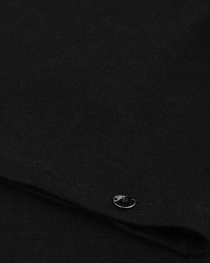 Black turtleneck in lyocell and wool | COLLECTION - 2