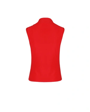 Crvena majica sa grčkim izrezom | Party kolekcija - 1