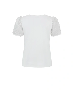 თეთრი მაისური ლიოცელისა და ბამბისგან | მაისურები და ტოპები | Dika.ge - 4 თეთრი მაისური ლიოცელისა და ბამბისგან | მაისურები და ტოპები - 4